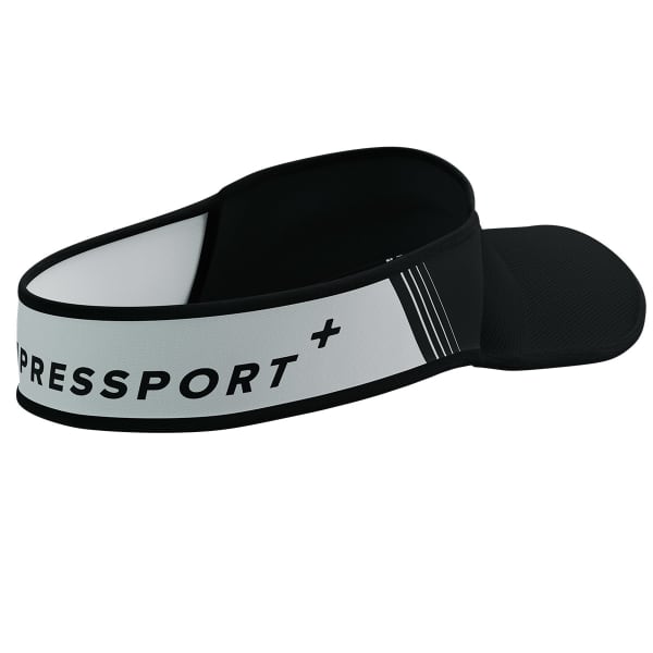 Visière running COMPRESSPORT VISOR ULTRALIGHT BLACK/WHITE