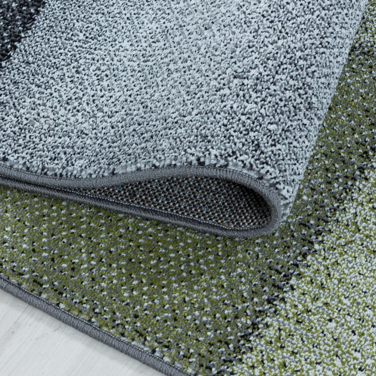 Moderner Designer Kurzflor Teppich - Karo Design für Wohnzimmer, Schlafzimmer