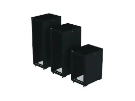 Eaton RA Series - Rack kabinet - 4-pæl - sort, RAL 9005 - 24U - 19
