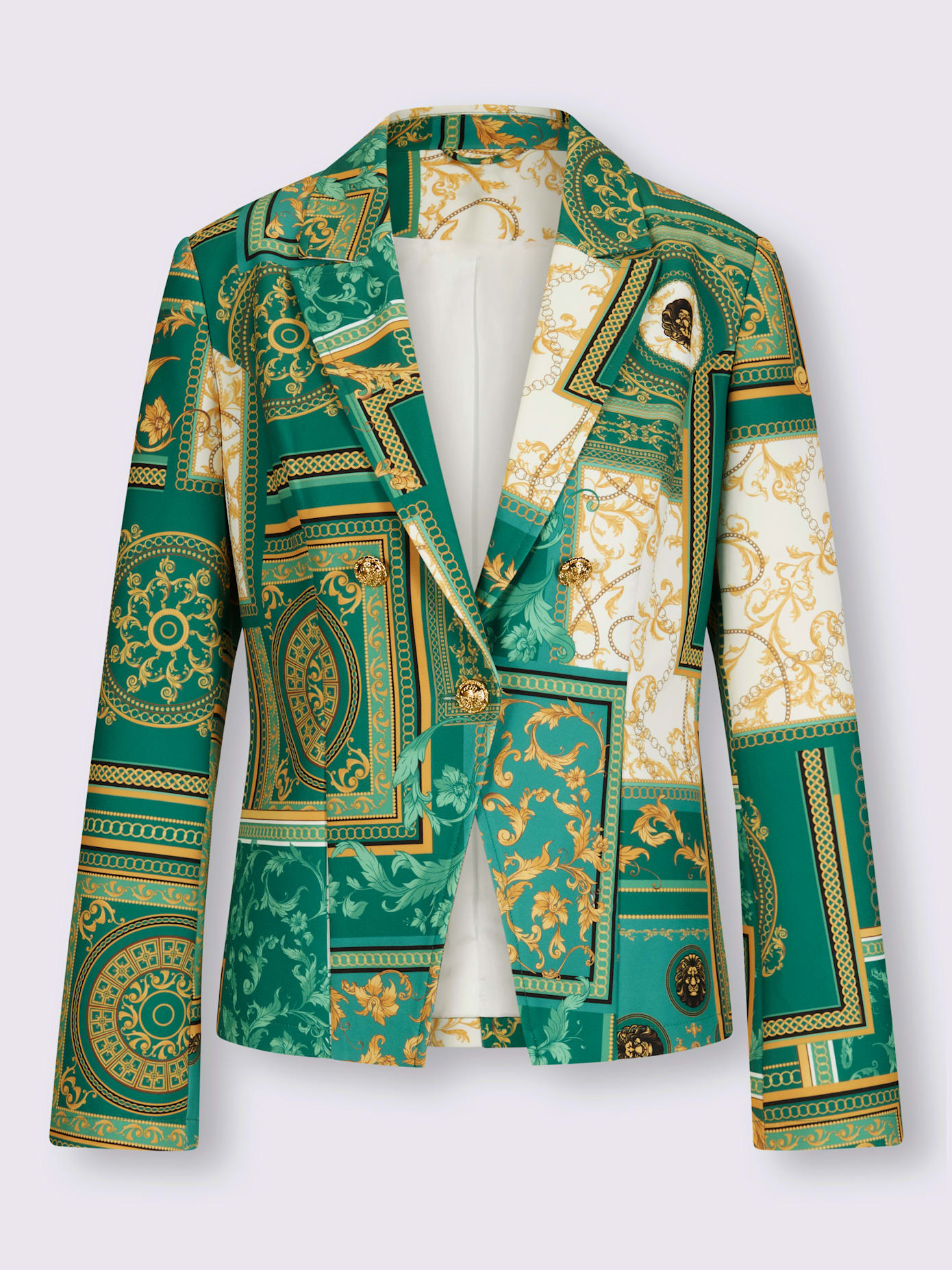 Blazer imprimé allure élégante