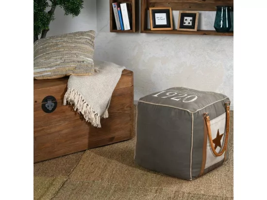 Coffre en pin et métal REWOOD Rectangle