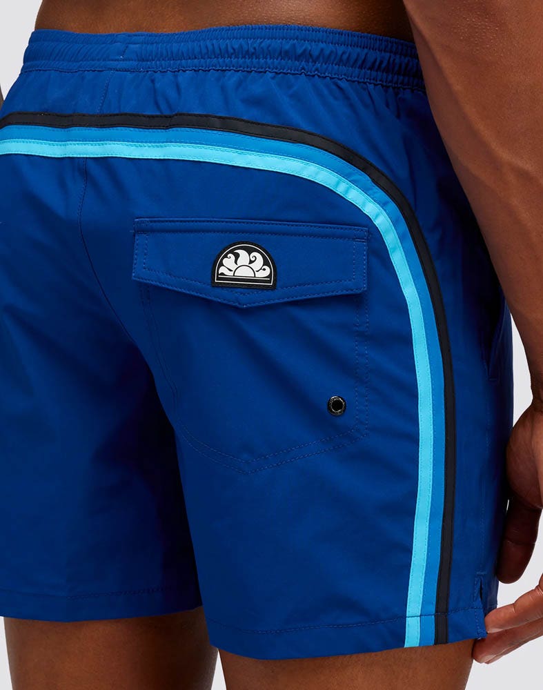 Sundek  Stretch Elastic Waist Short Swimshorts