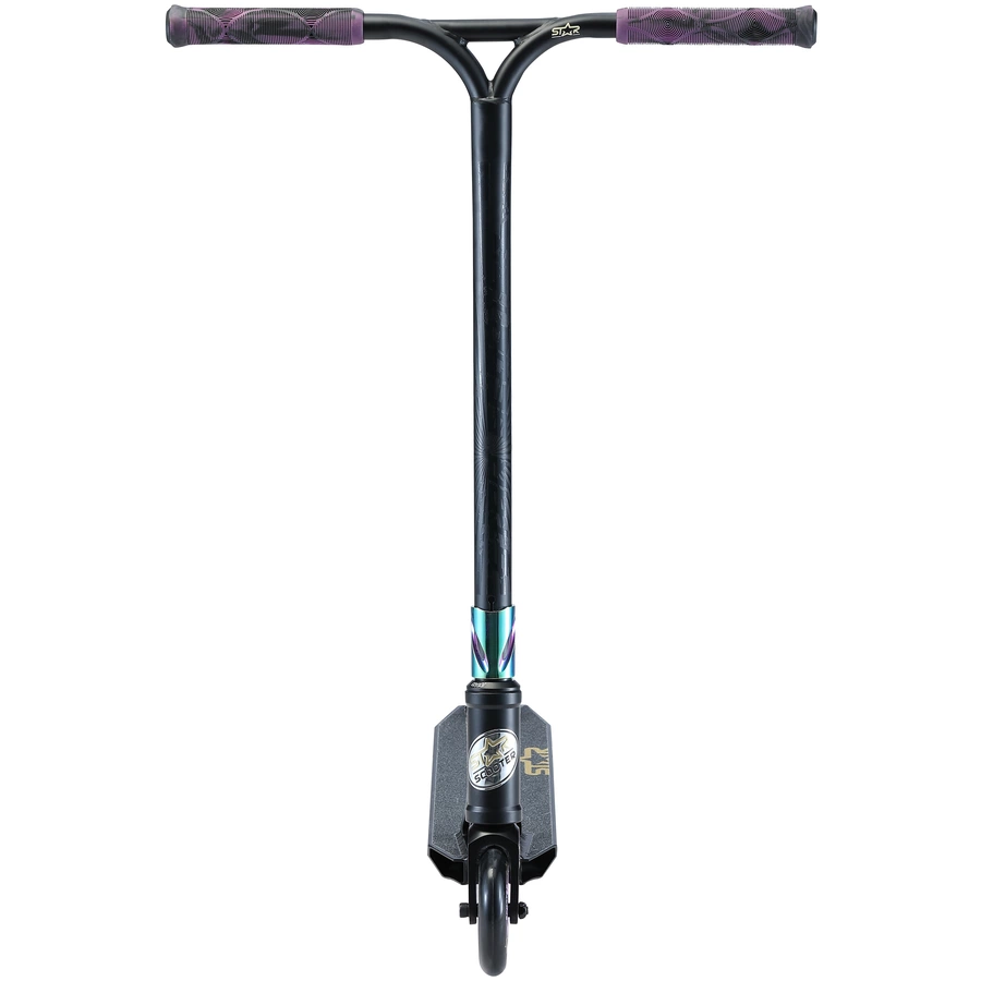 Star Scooter Roller Stunt Trick 110mm Professional schwarz, chrom
