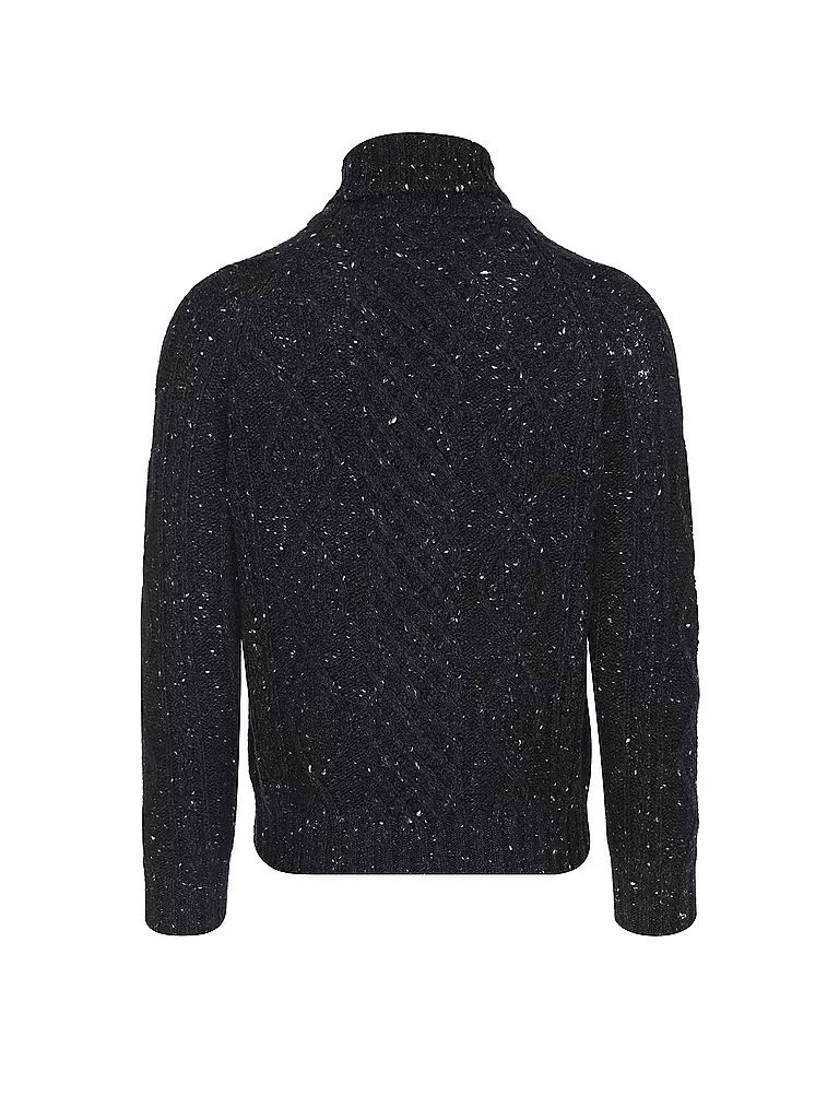 ELEVENTY Rollkragenpullover dunkelblau