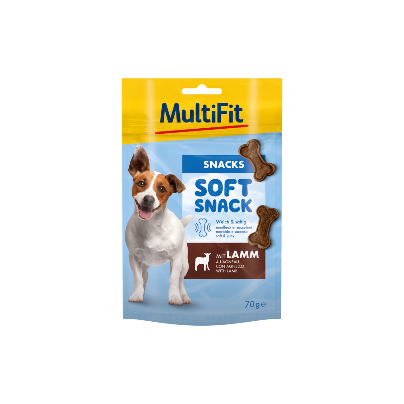 MultiFit Soft Snack 3x70g Lamm
