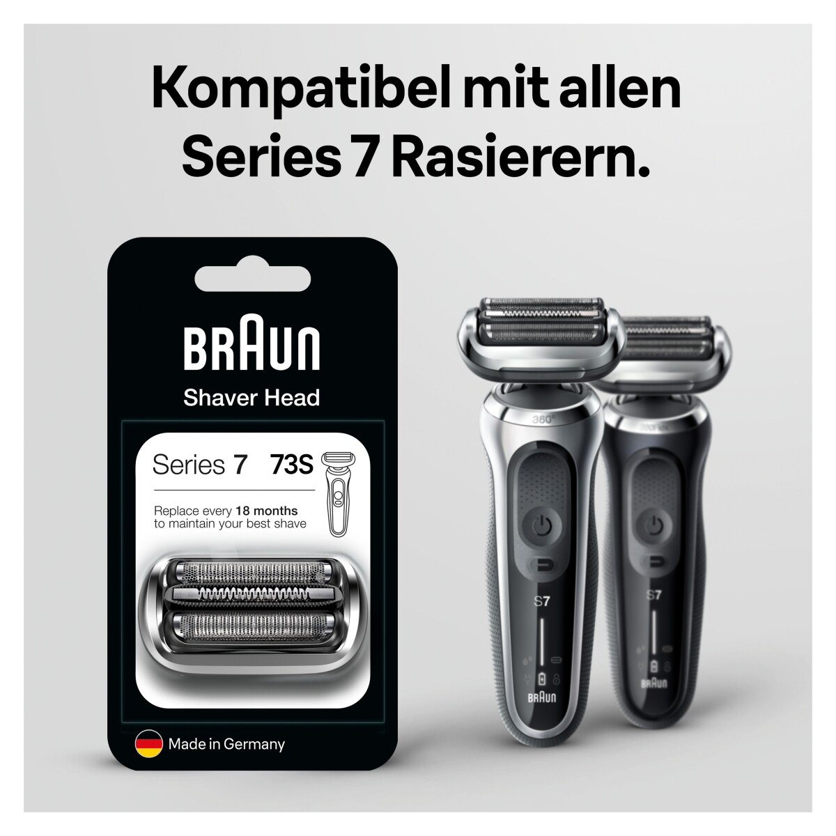 Braun Kombipack 73S Scherfolie + Schermesser