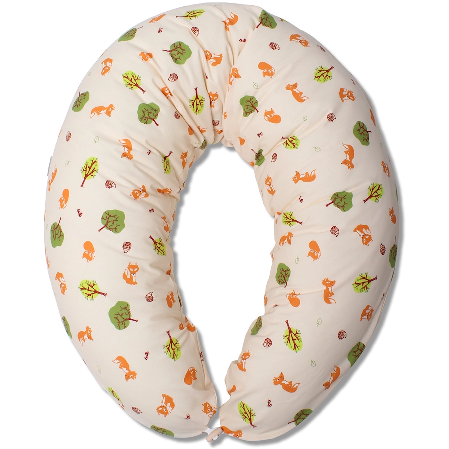HOBEA-Germany Stillkissen Waldtiere beige bunt