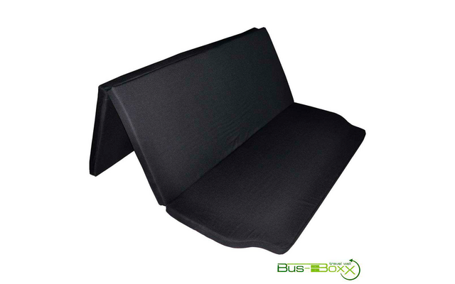 BusBoxx Klappmatratze 3er Sitzbank VW T5 / T6 für Multifelxboard Schafauflage  RG 50 / 50