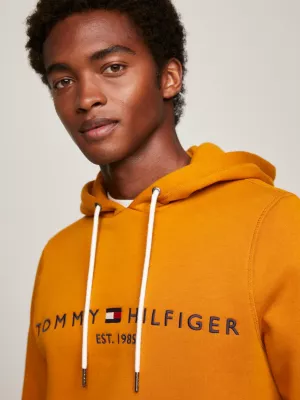 Moletom com capuz e modelagem regular com logo