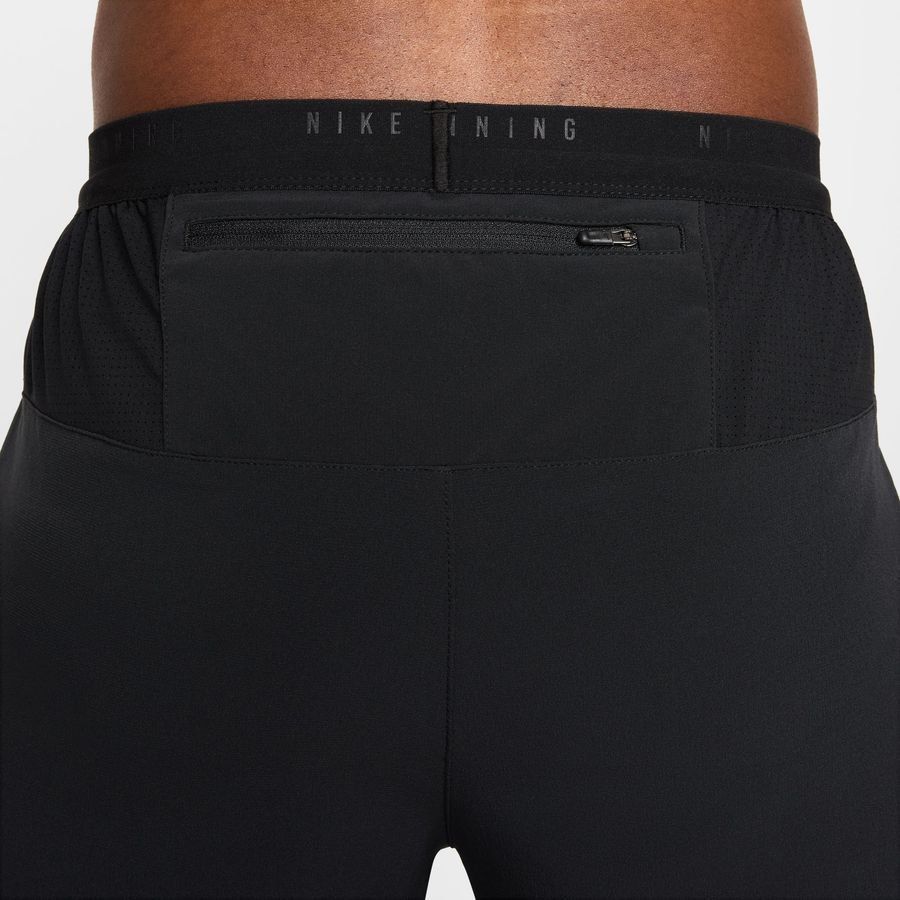 Nike Pantalon de running Dri-FIT Stride Woven - Noir/Argenté