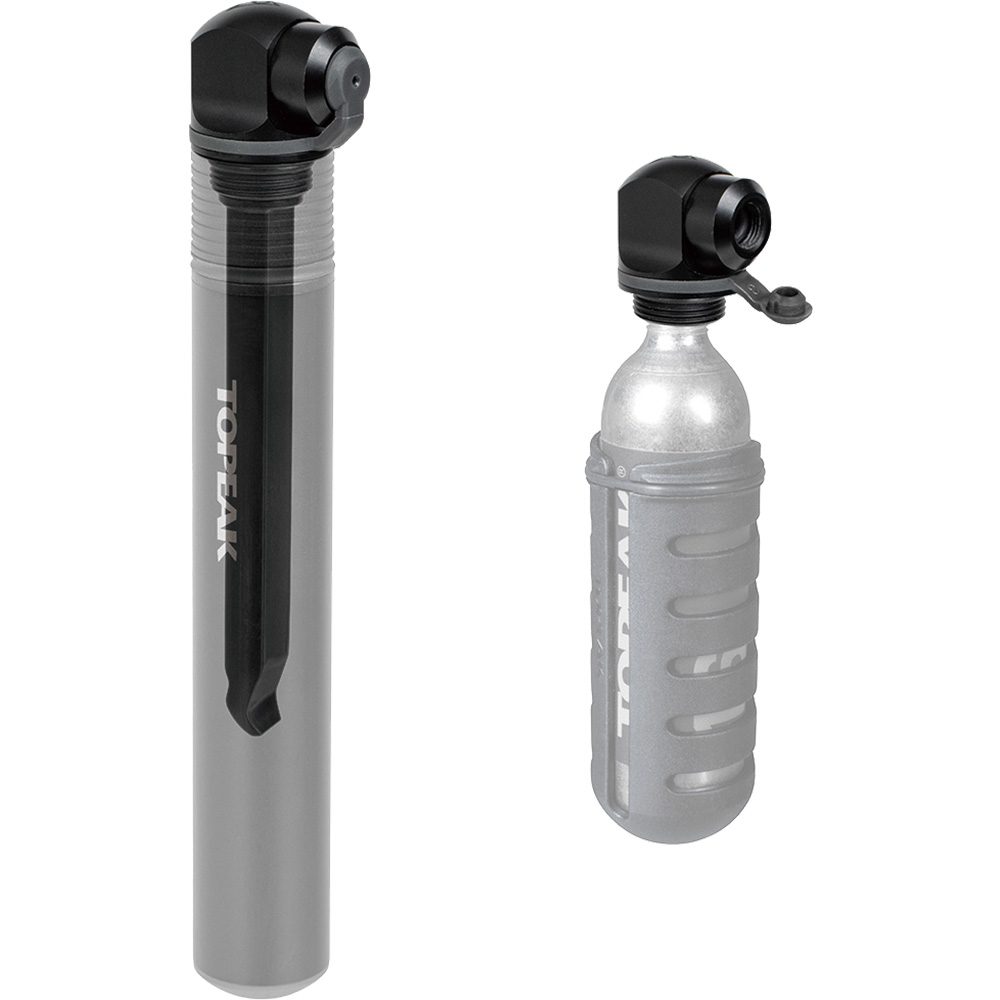 Topeak Two Timer X Minipumpe schwarz