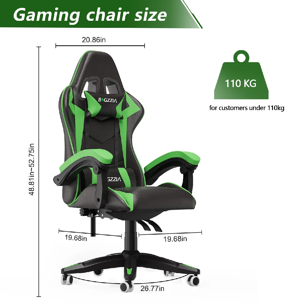 Rattantree Chaise Gaming Noir/Grena