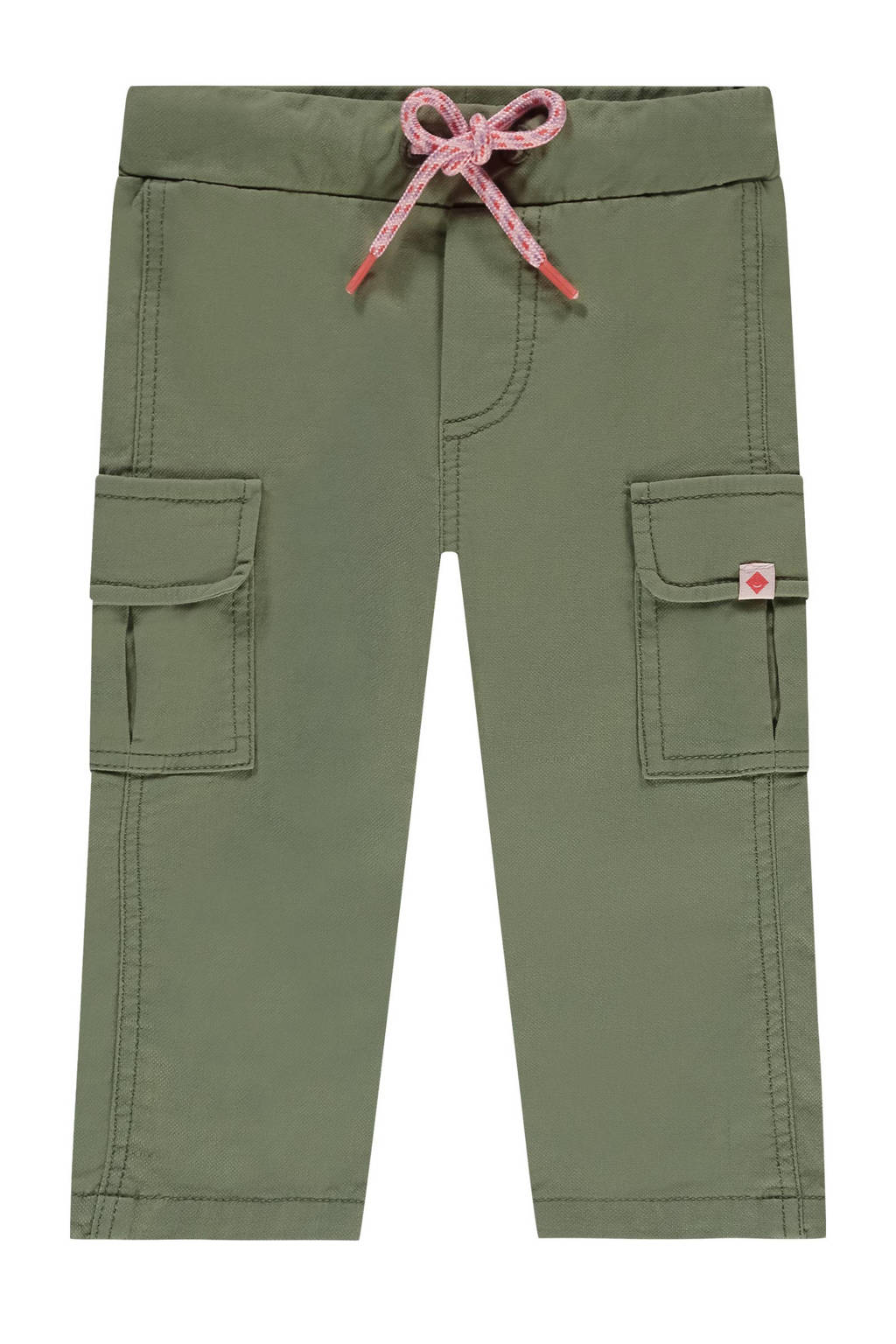 Babyface baby regular fit cargobroek groen