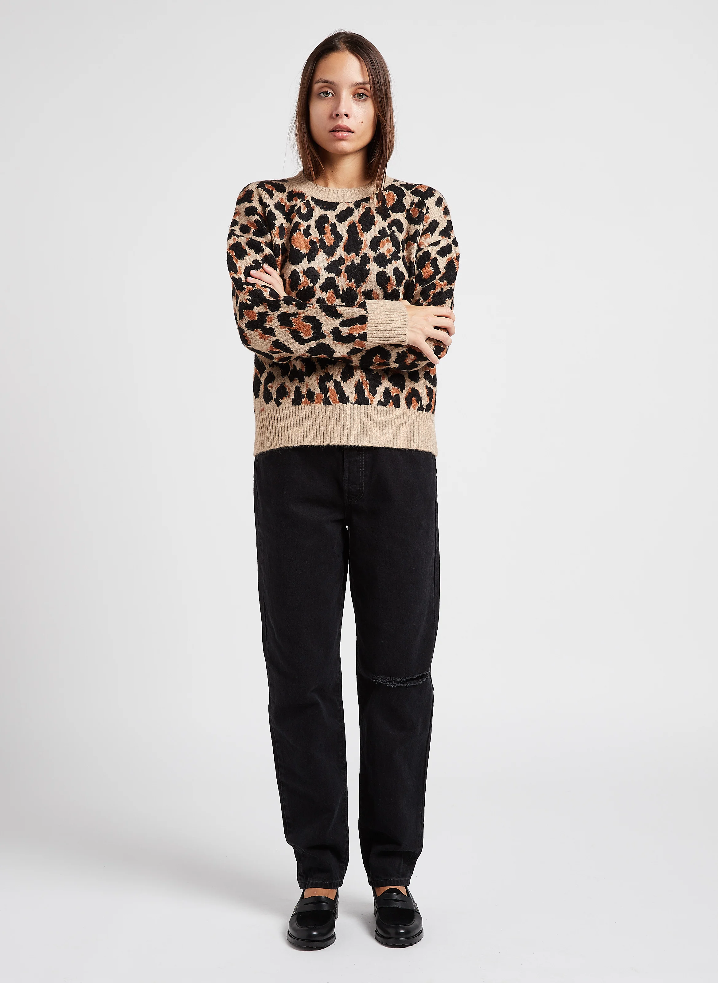 501 81 - Jean droit en coton | Noir