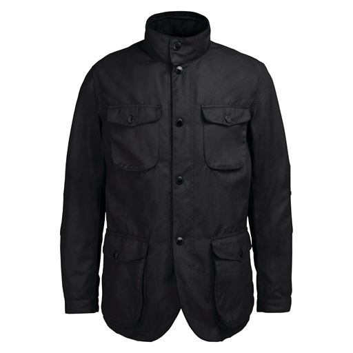 Barbour Ogston Wax Jakke, Sort, S