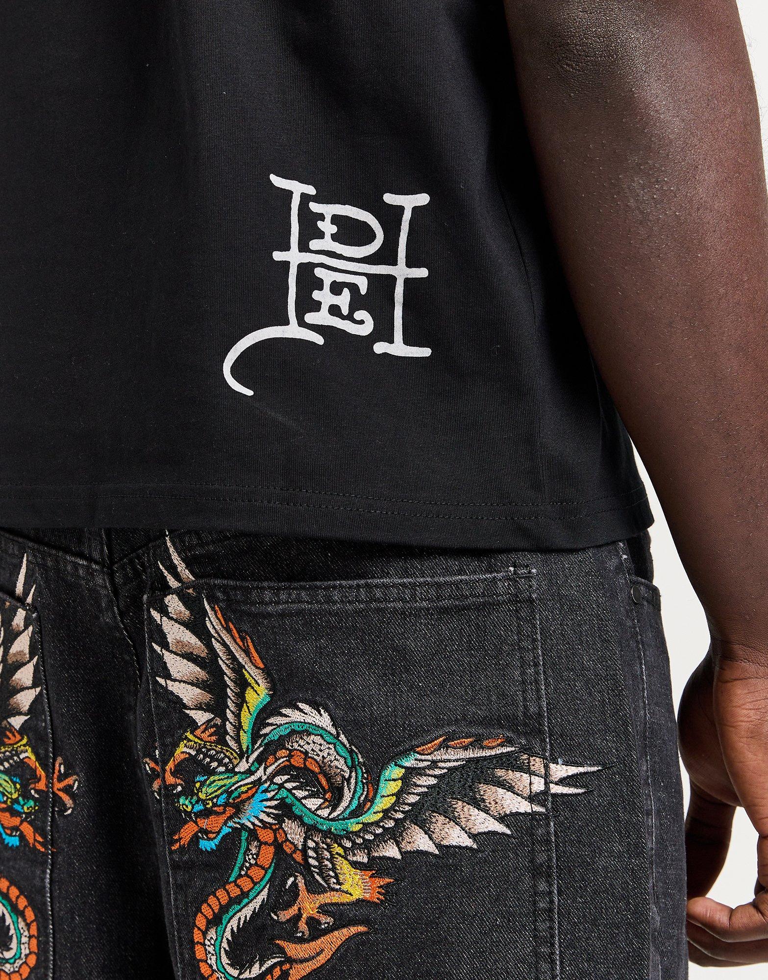 Ed Hardy T-shirt Double Panther Homme