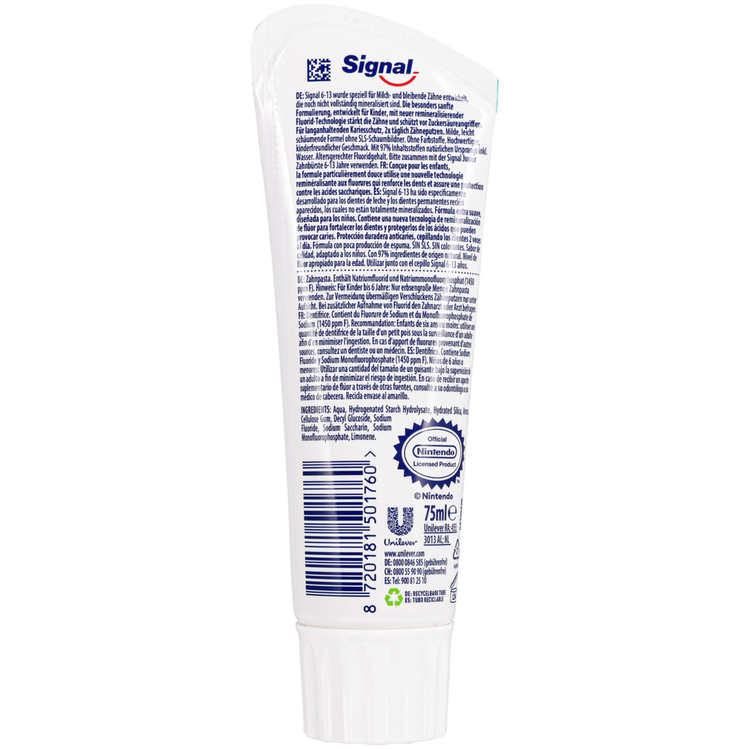 Signal Zahnpasta Junior 6+ milder Minzgeschmack