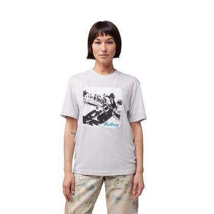 T-Shirt manches courtes Fox SCRIPTED PHOTO FEMME - Gris