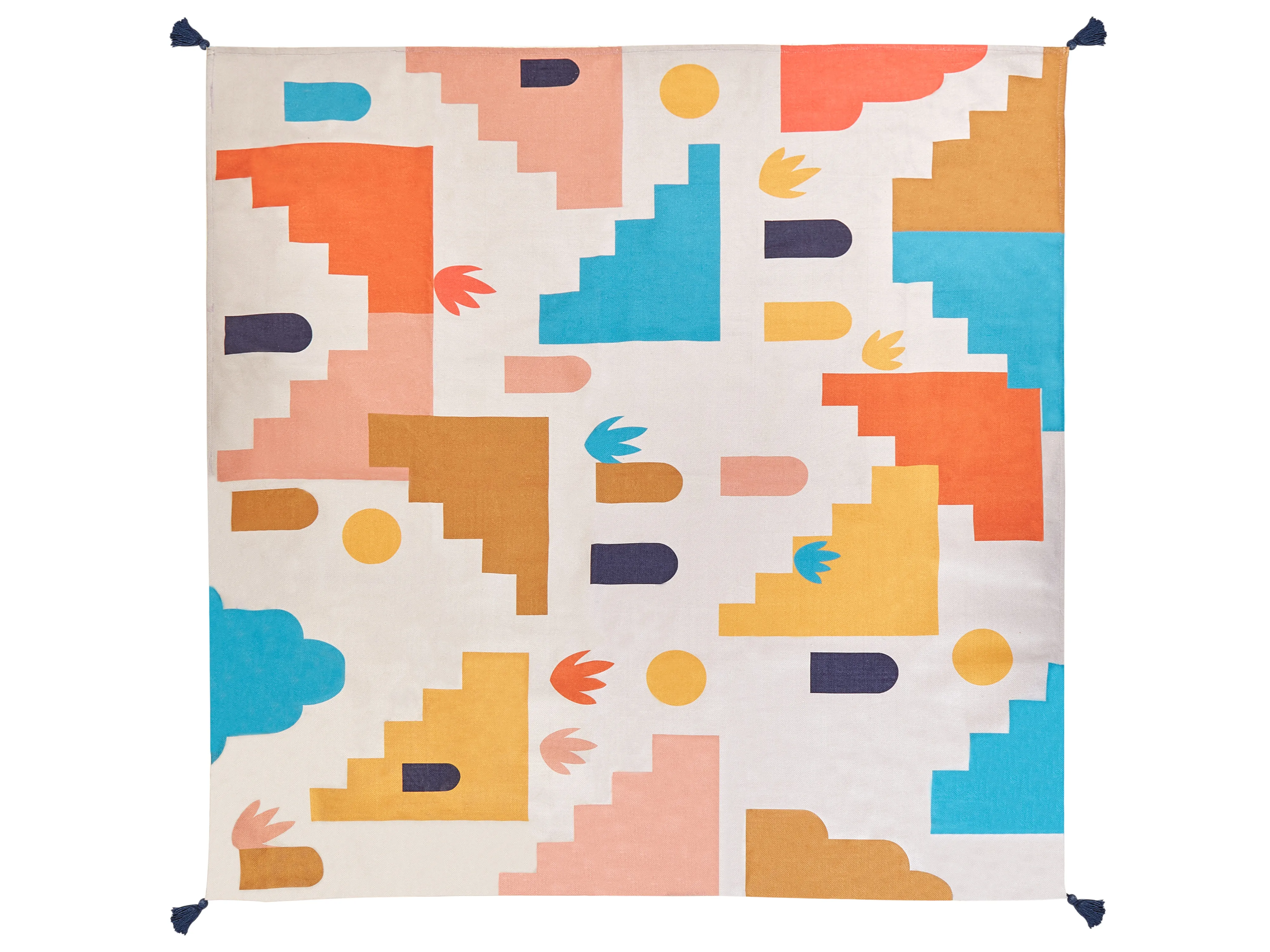 Picknickkleed KAMBAR 200 x 200 cm Meerkleurig
