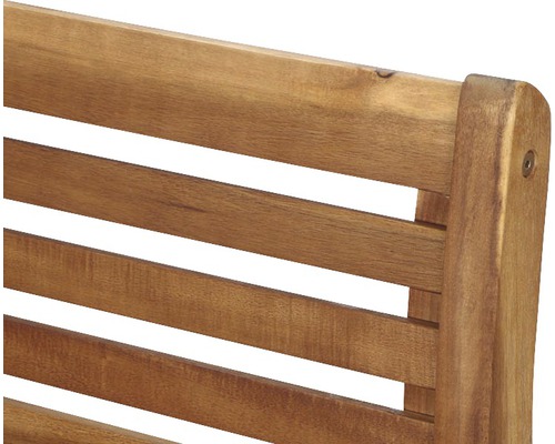 Siena Garden Lovera houten tuinbank, 2-zits, bruin