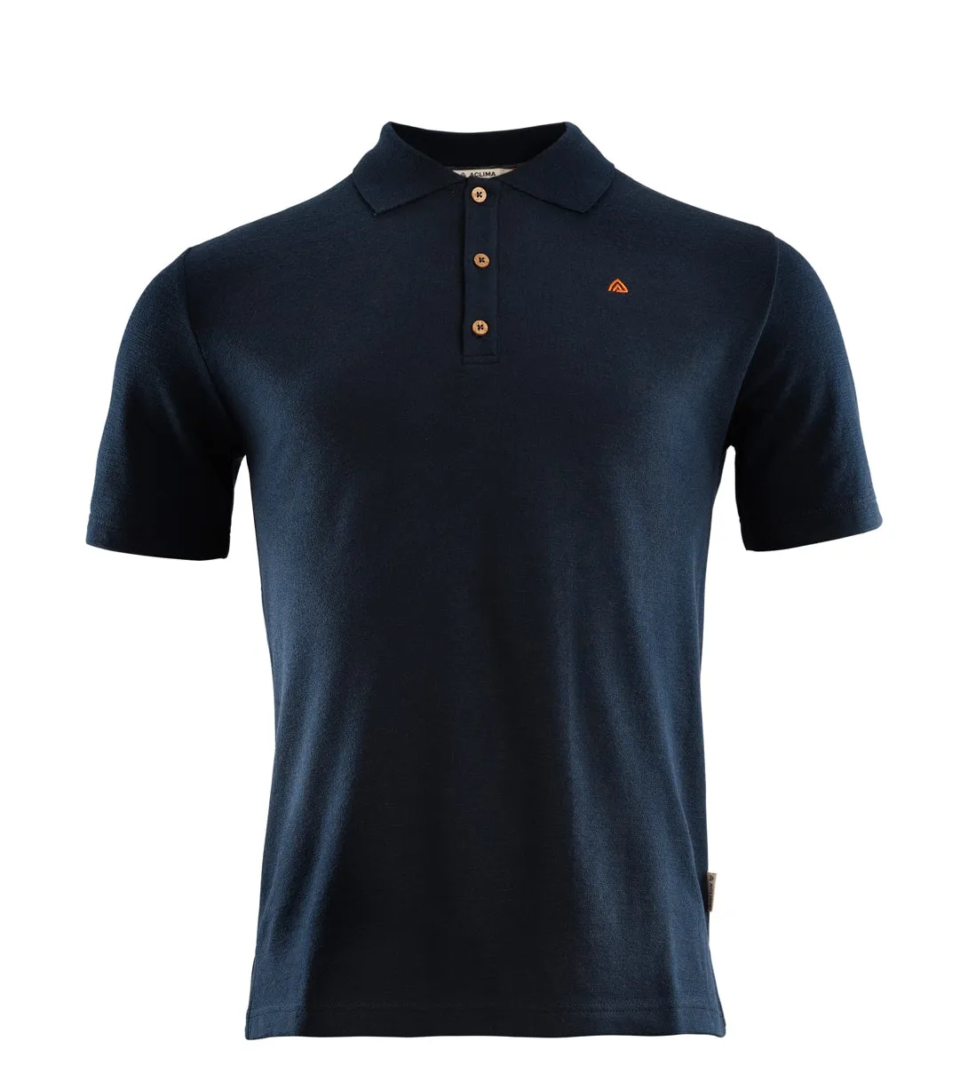Aclima Men's LeisureWool Pique Shirt Navy Blazer
