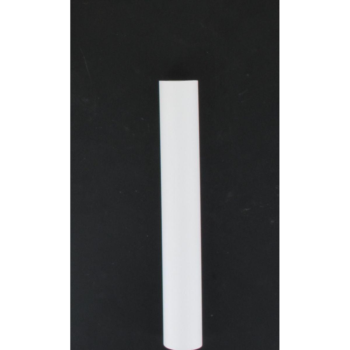TUBE FER FORGE EXT D28 1.85 3.50 M BLANC MAT
