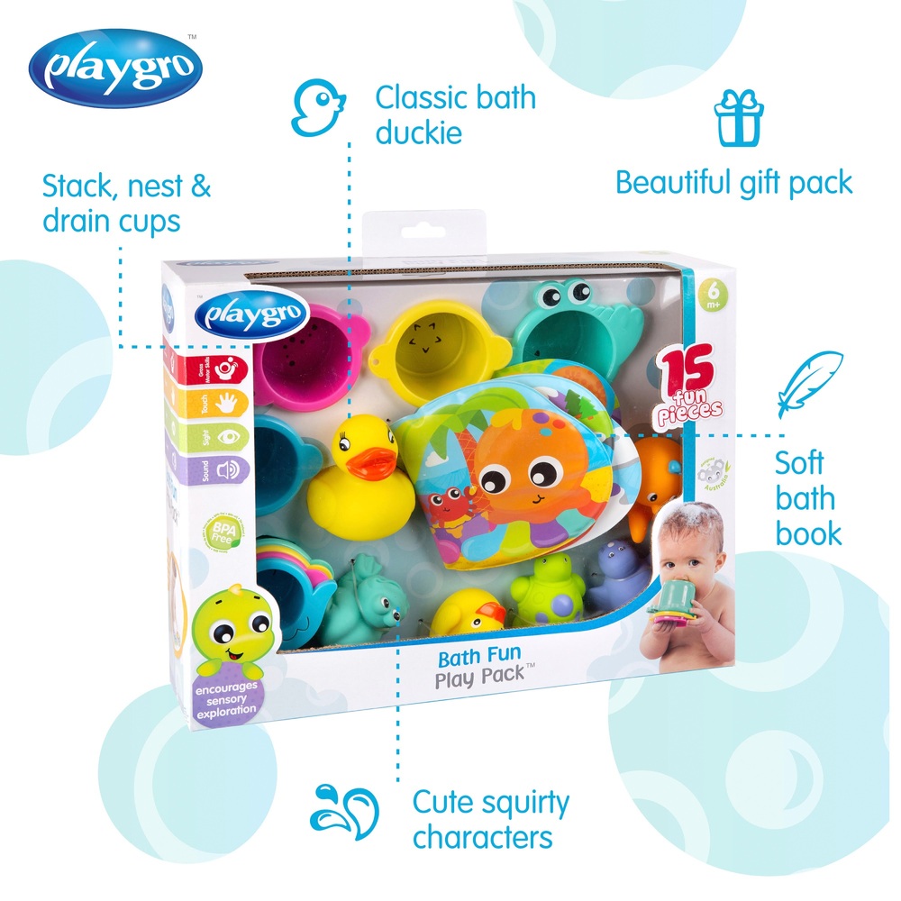 Playgro Badespaß-Babygeschenkset