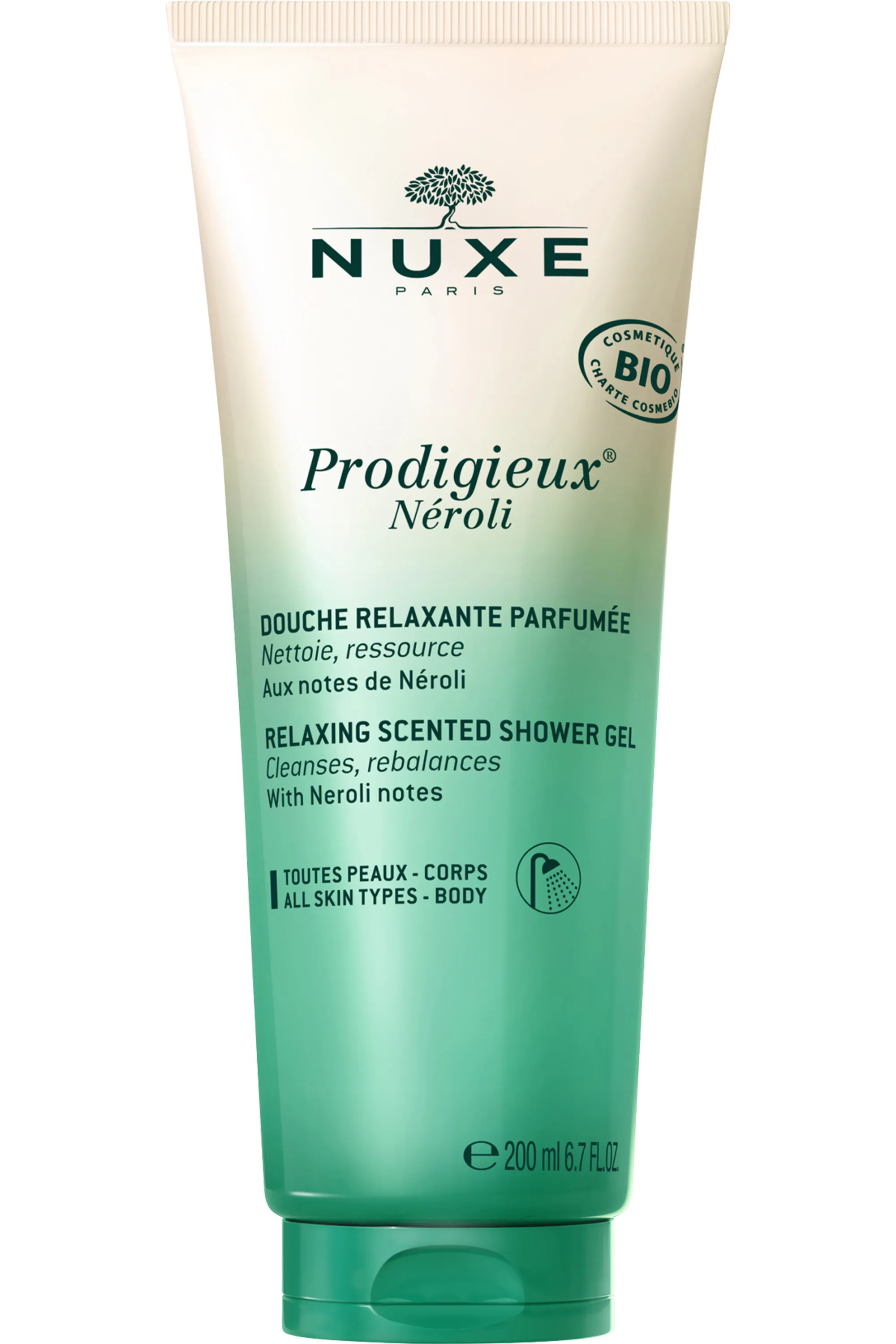 Nuxe Gelée de douche relaxante Prodigieux® Néroli bio-200 ml