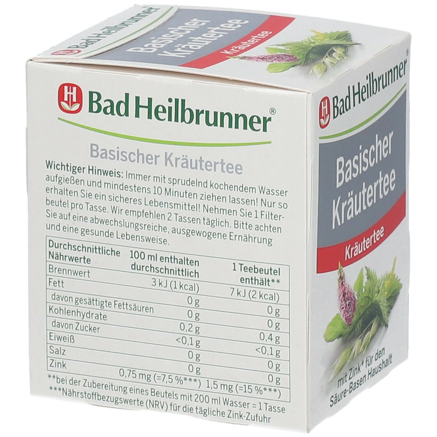 Bad Heilbrunner® Basischer Kräutertee