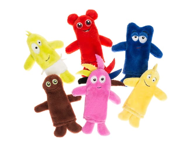 Babblarna Finger Puppet 6 forskellige