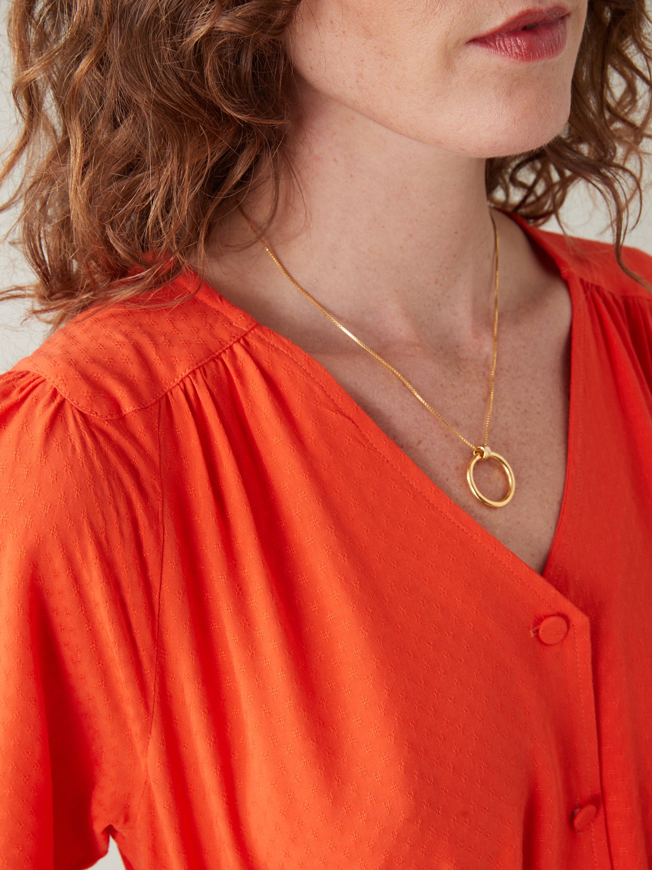 Robe mi-longue femme en viscose dobby