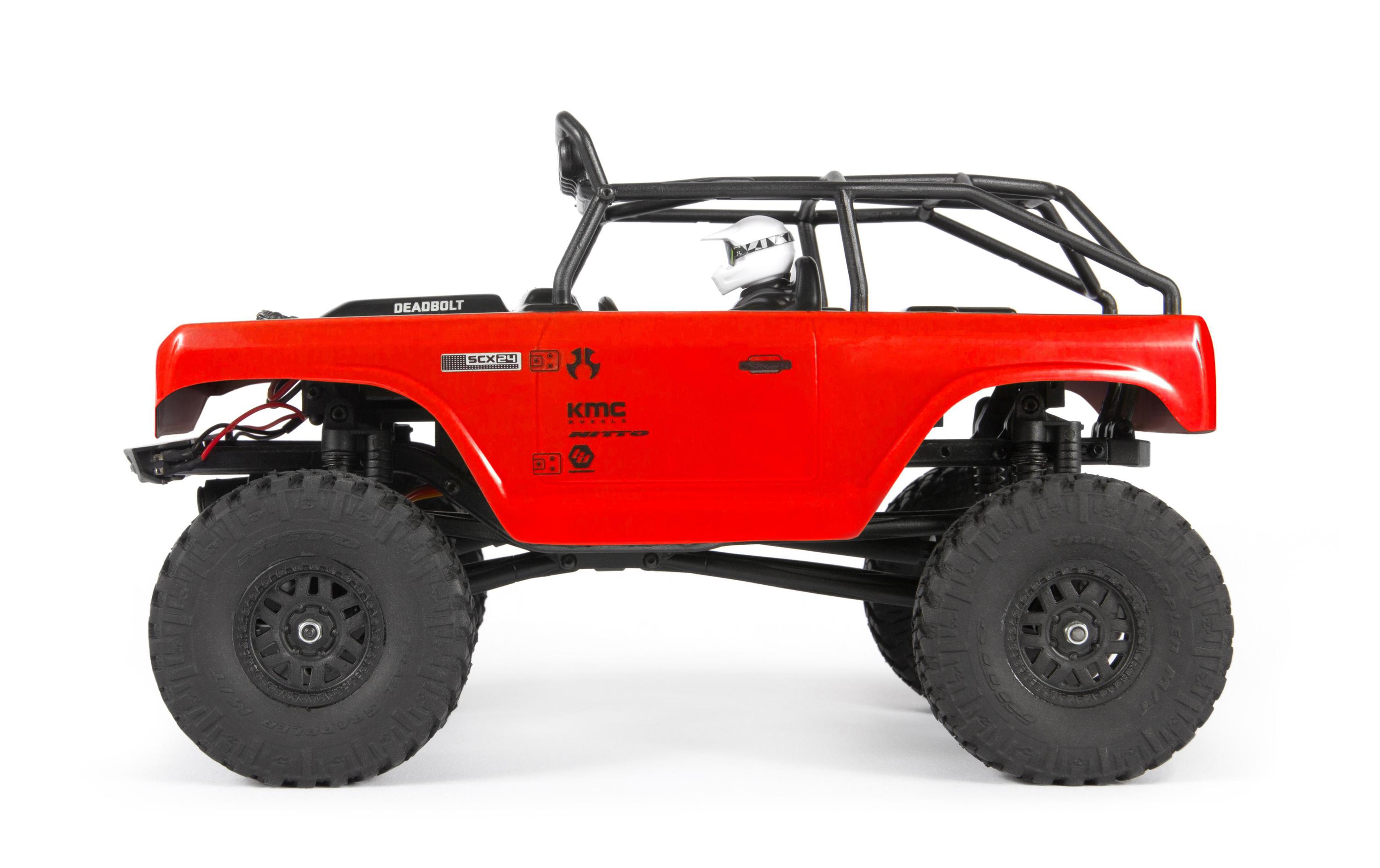 Scale Crawler SCX24 Deadbolt Rot, RTR, 1:24<br>Mini Scale Crawler