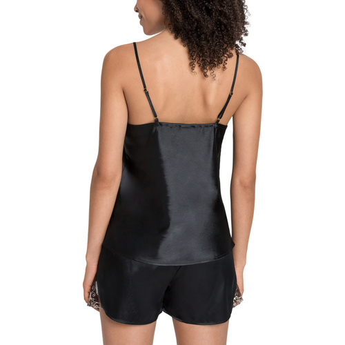 Lascana - Pantalones cortos de pijama camisola Capsule Negro