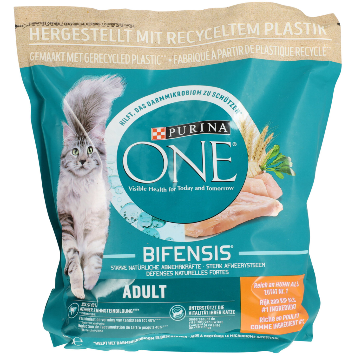 Purina ONE Trocken-Katzenfutter Adult Huhn & Getreide