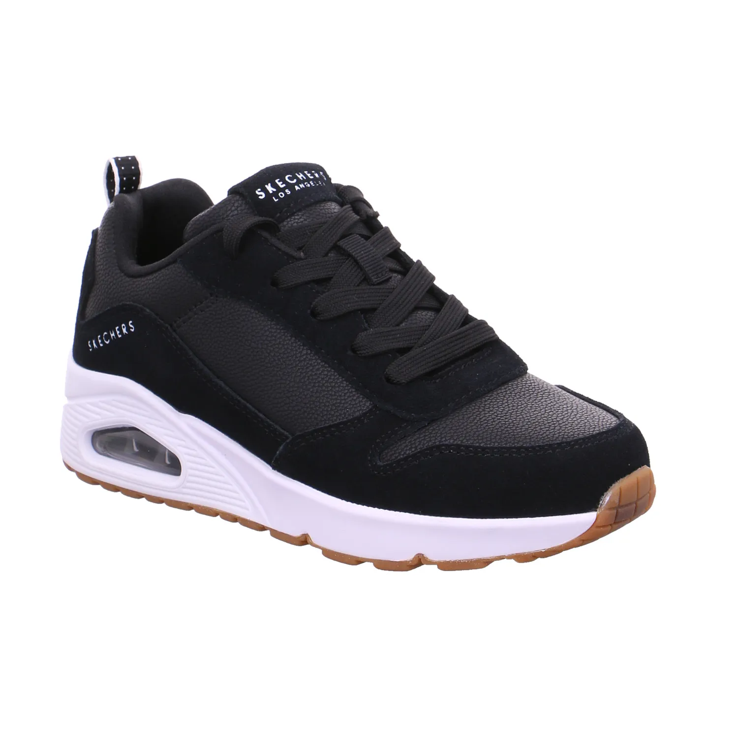 SKECHERS Jugend-Halbschuh Schwarz Textil  Sneaker