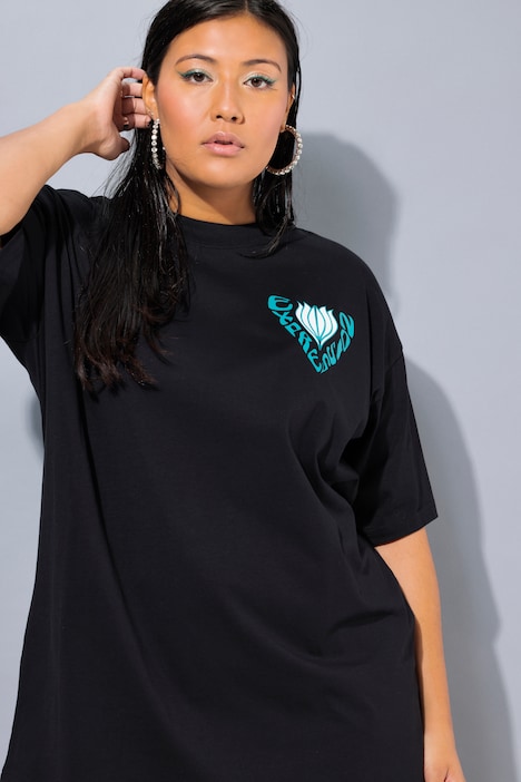 T-Shirt, Oversized, Rückenprint