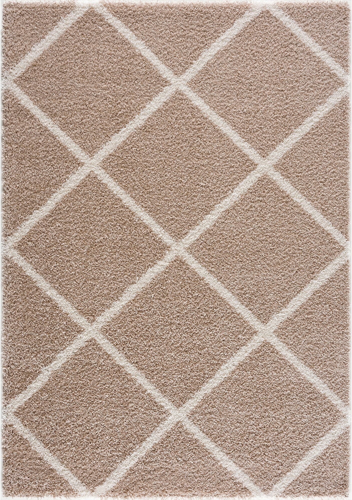 Sanat Hochflor-Teppich »Madrid« rechteckig 30 mm Höhe Wohnzimmer, Langflor, Shaggy Teppich