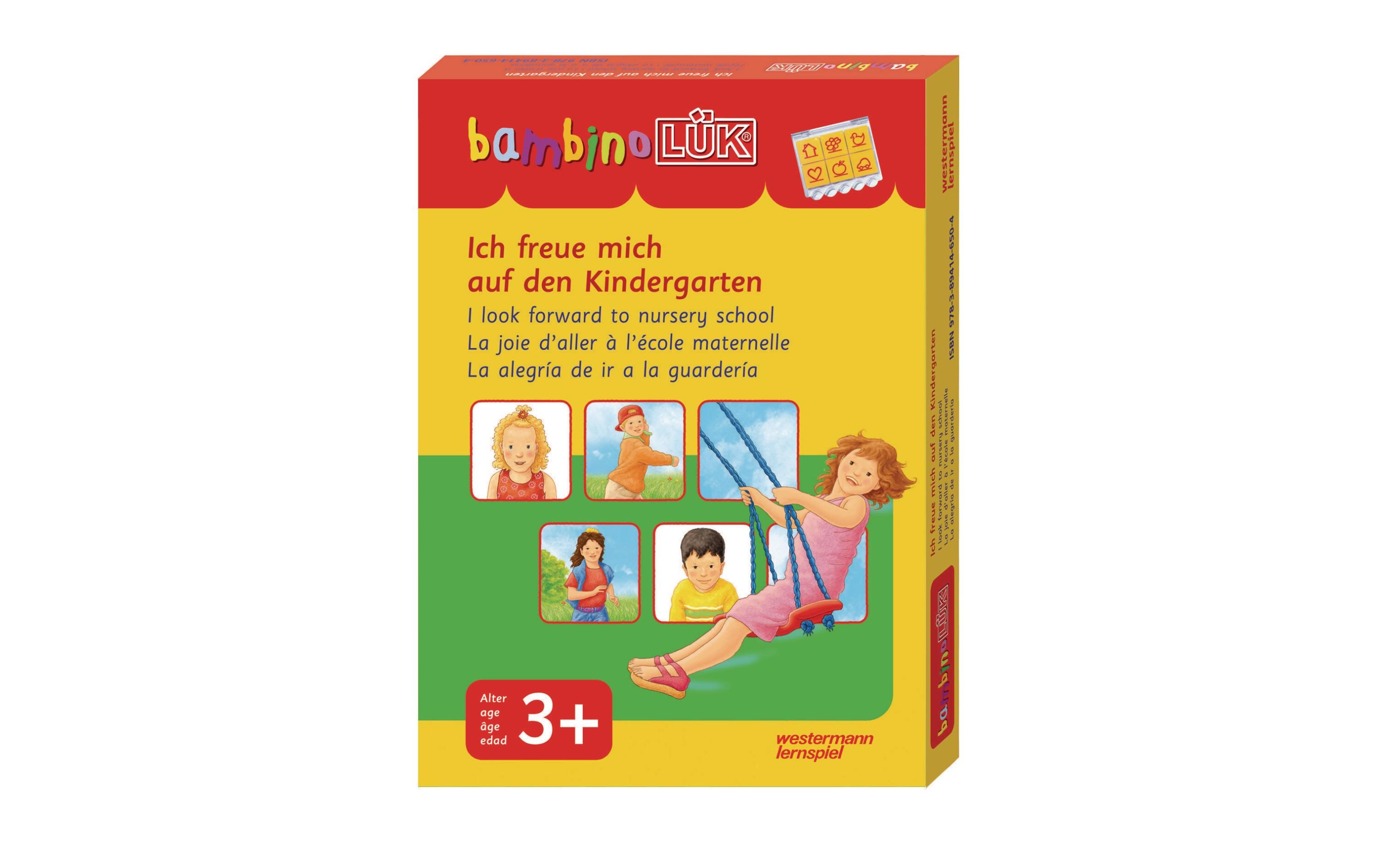 bambinoLÜK Ich freu mich auf den Kindergarten SetLernspiel mit Lösungsgerät