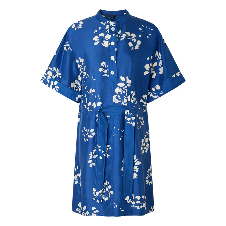 Soeur Robe Wanda Soie | Bleu