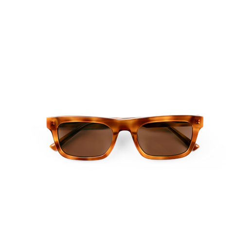 MessyWeekend New Dylan Solbriller, Brown/Havana