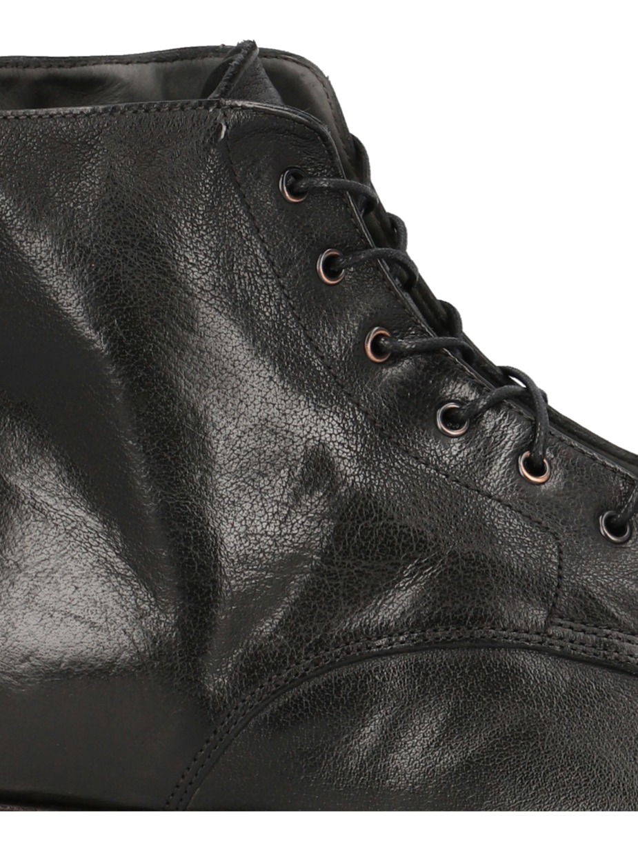 Glattleder Stiefelette