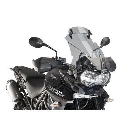 Bulle Puig Touring avec visière - Gris