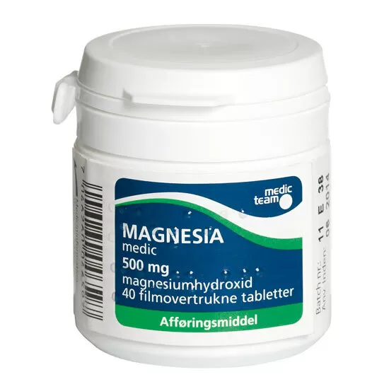 Magnesia 500 mg - 40 tabletter