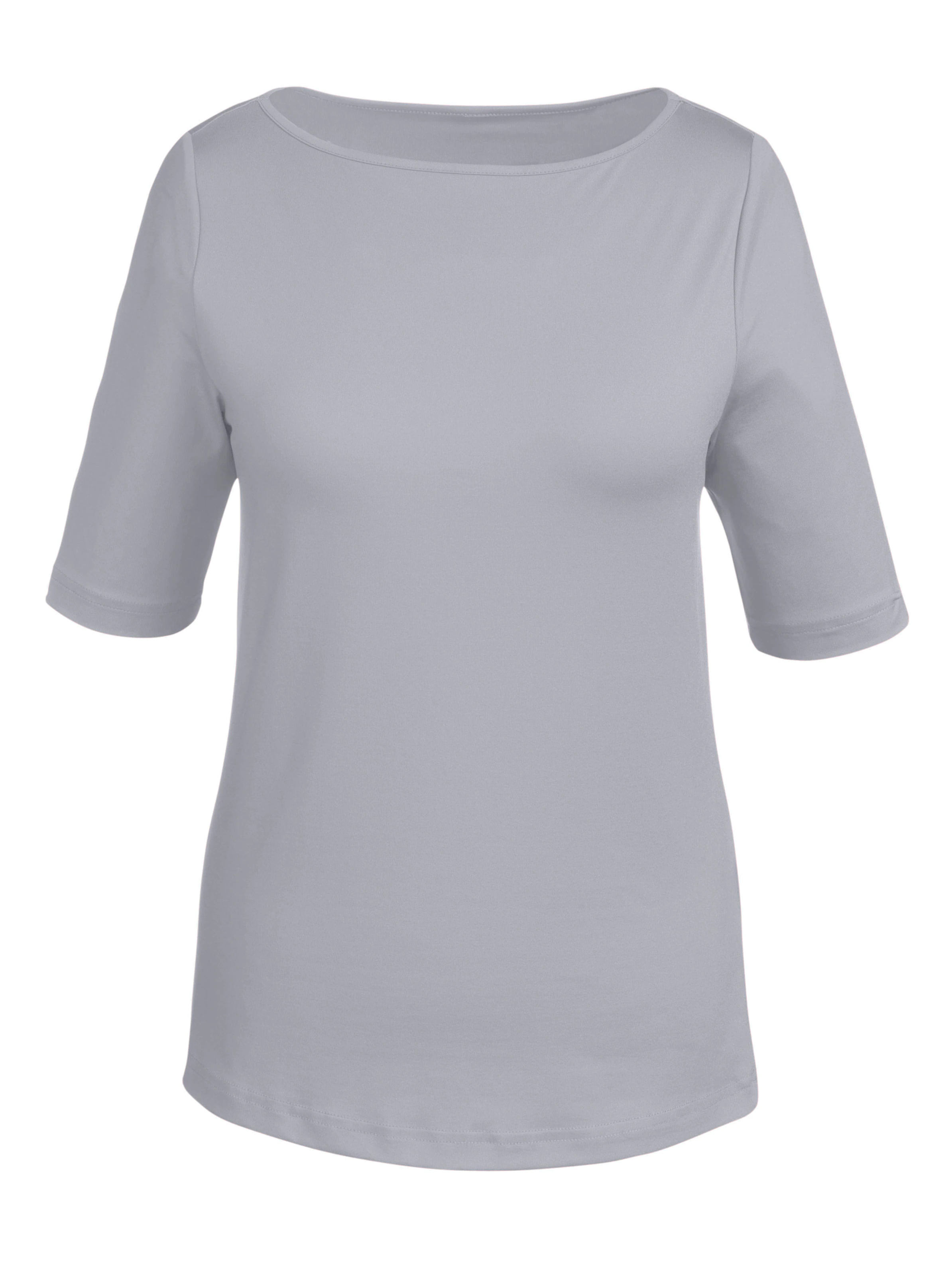 T-Shirt in hellgrau