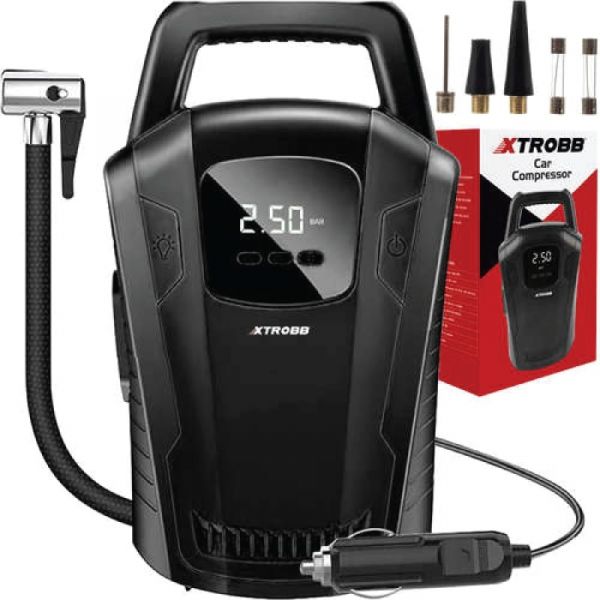 Xtrobb Compressor de Ar para Carro (Ligação Isqueiro)