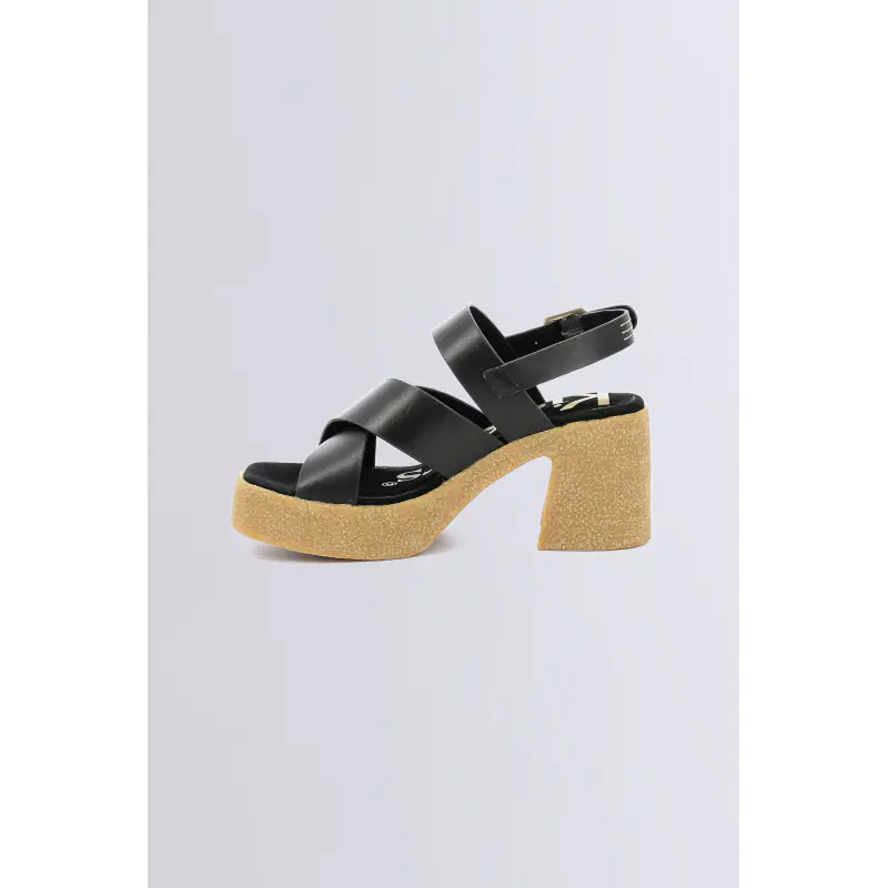 Kick charlotte Noir SANDALES Cuir Femme