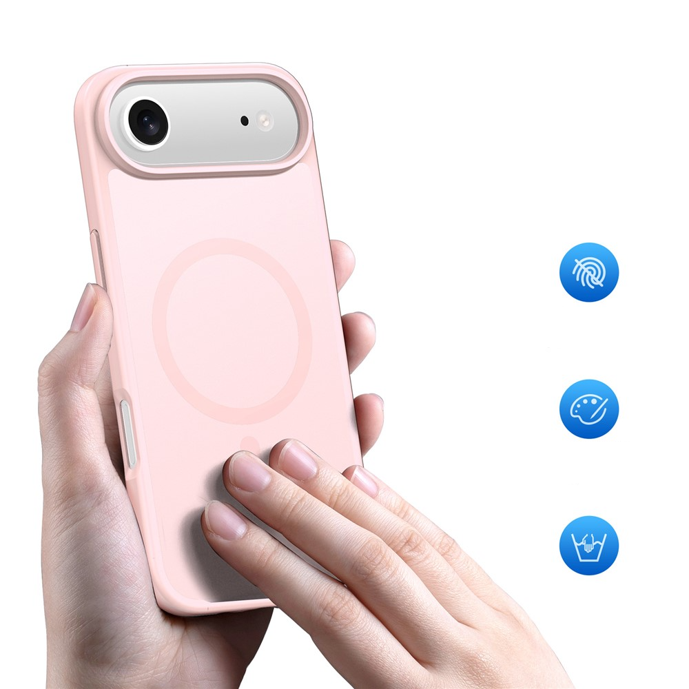 iPhone Air MagSafe Hybrid Hardcase Hülle mit TPU Bumper - Rosa