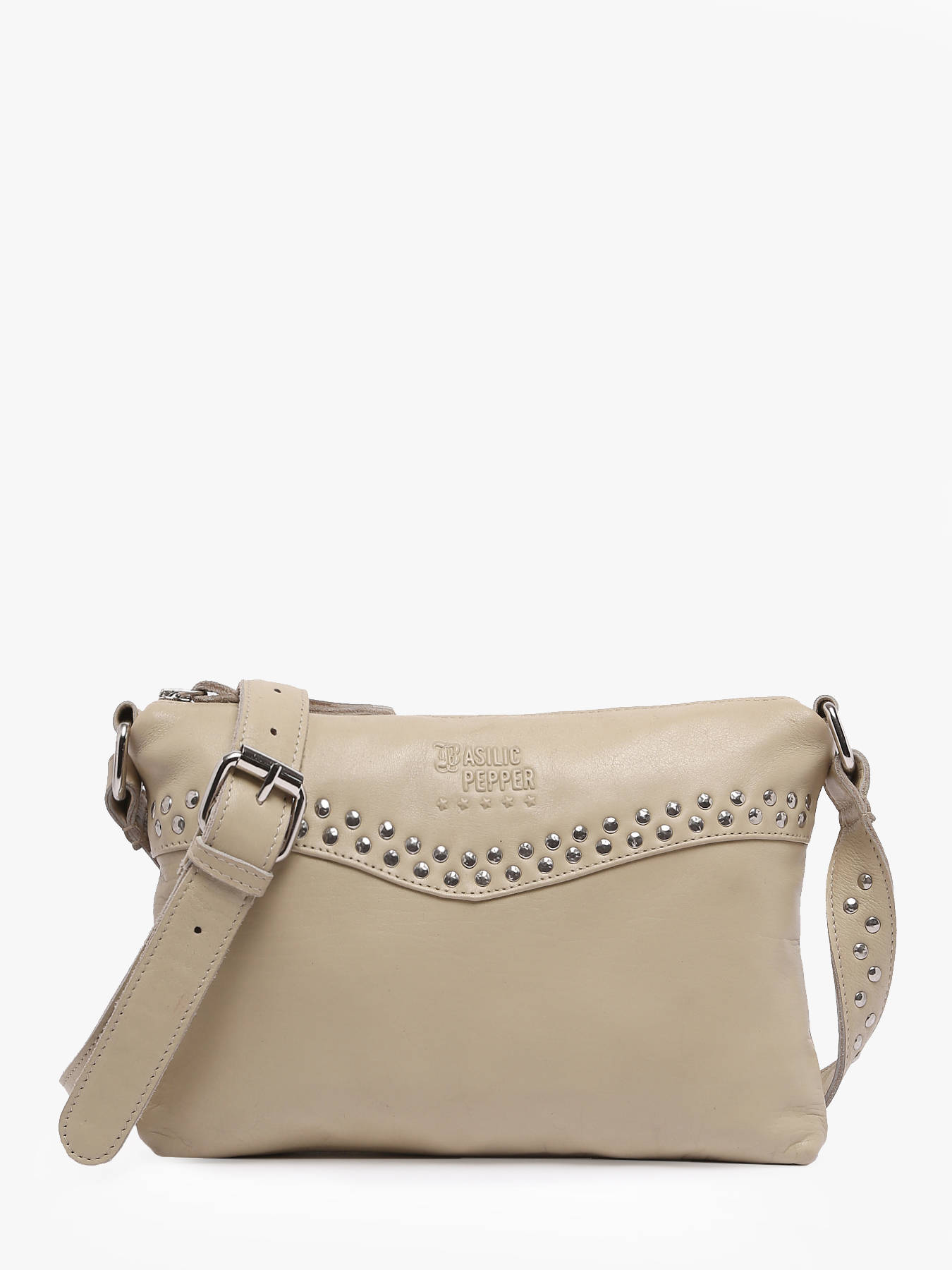 Sac bandoulire Glam cuir BASILIC PEPPER