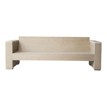 Loungebank Marlind 210 cm zand steigerhout