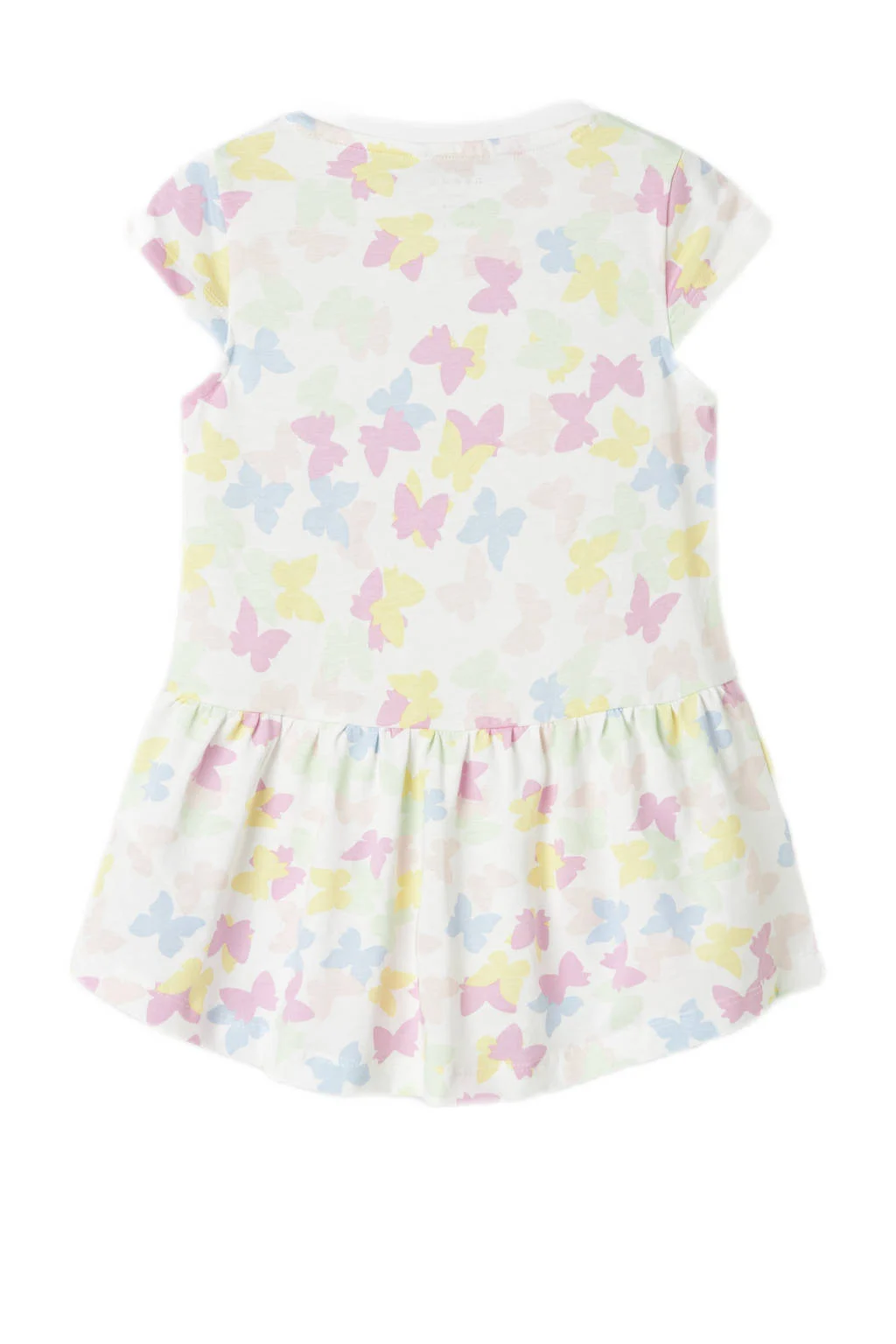 NAME IT A-lijn jurk wit/roze/multicolor